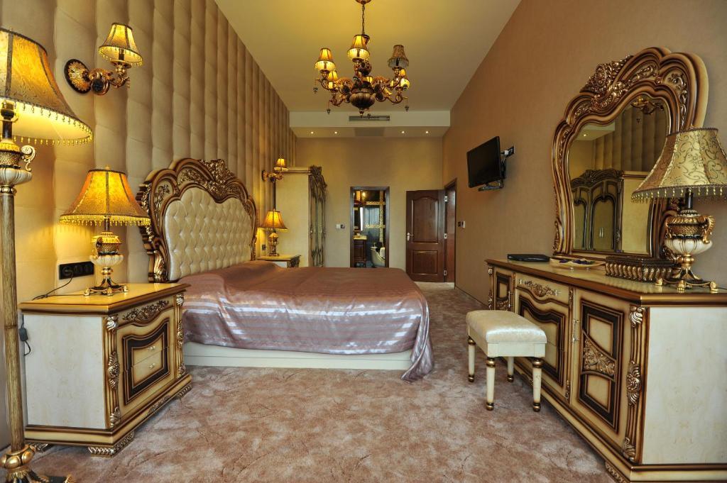 Park Hotel ستارا زاغورا الغرفة الصورة A bedroom in the hotel