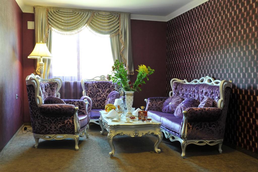 Park Hotel ستارا زاغورا الغرفة الصورة A living room in the hotel