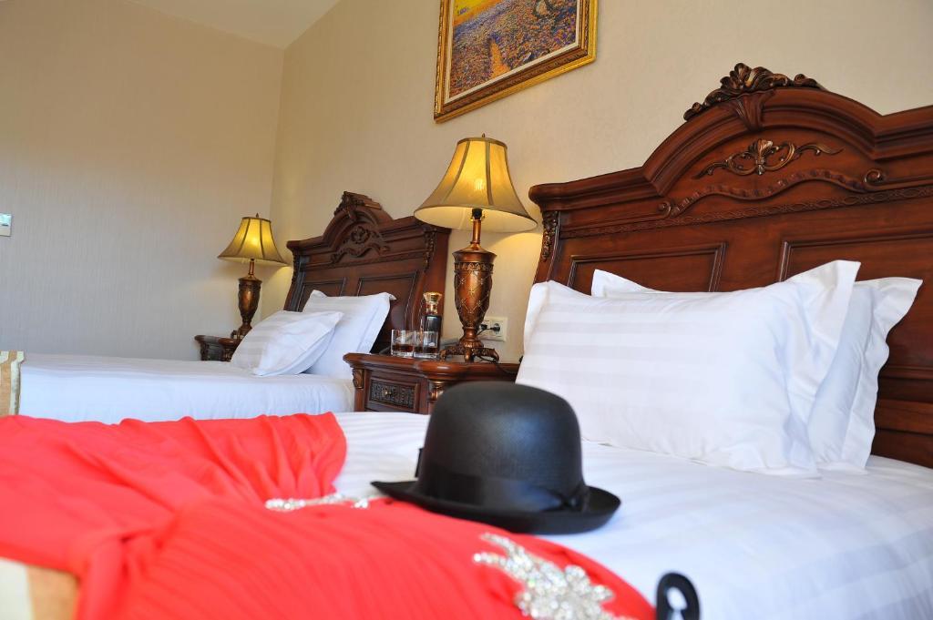 Park Hotel ستارا زاغورا الغرفة الصورة A bedroom at the hotel